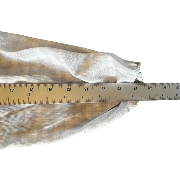 Madden NYC Babydoll Sky Blue Gingham Tiered Ruffle Dress - Picture 10 of 11